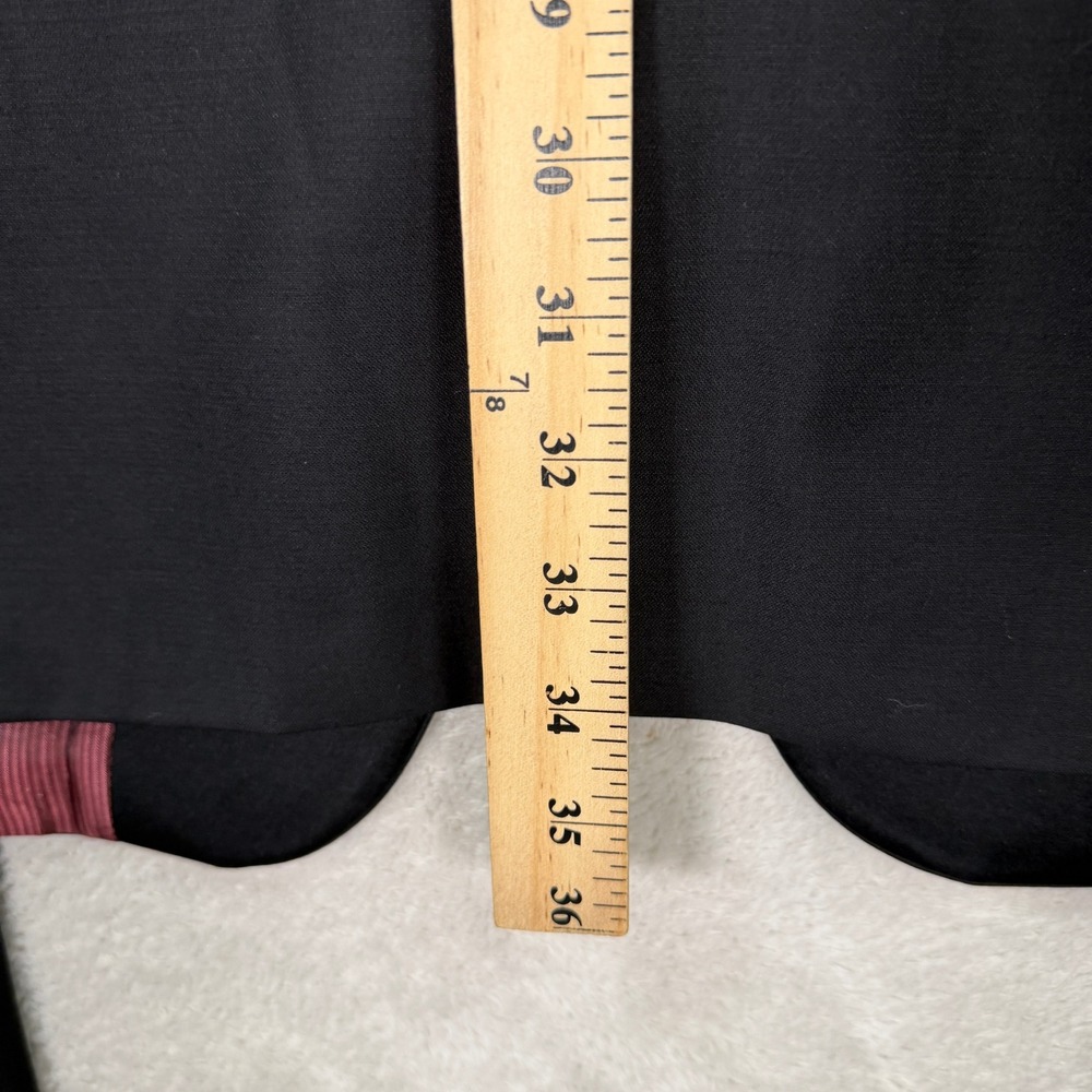 Jack Victor Mens 50XL Tuxedo Suit Black 3-Piece Silk Vest Super 100s Wool 44x32 - Picture 11 of 16